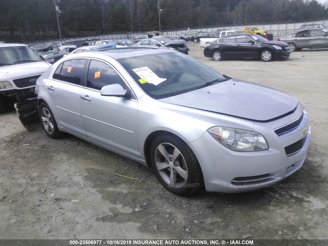 1G1ZC5E07CF132977 - 2012 CHEVROLET MALIBU 1LT SILVER photo 1