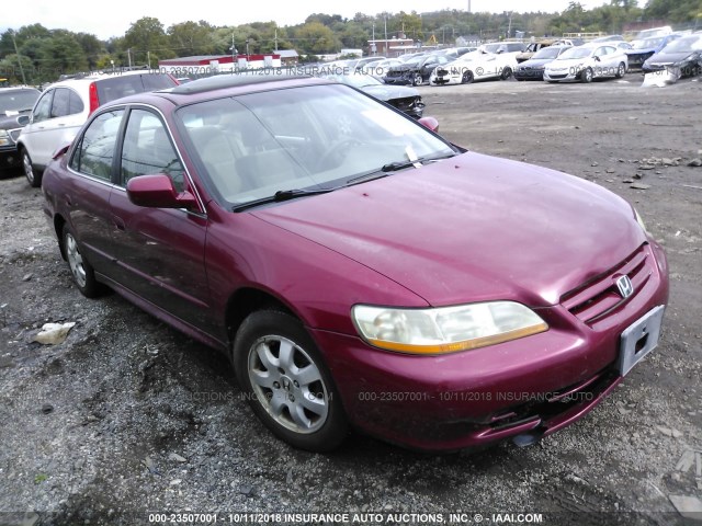 1HGCG66812A005053 - 2002 HONDA ACCORD EX/SE RED photo 1