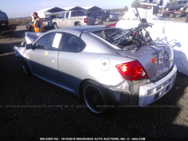 JTKDE177X60080887 - 2006 TOYOTA SCION TC 银色 照片 3