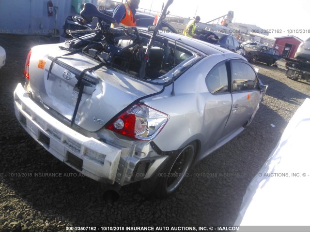 JTKDE177X60080887 - 2006 TOYOTA SCION TC 银色 照片 4
