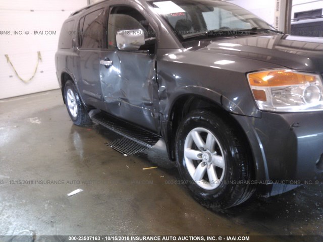 5N1AA0NC0AN608234 - 2010 NISSAN ARMADA SE/TITANIUM/PLATINUM GRAY photo 6