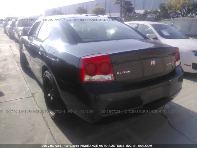 2B3CA3CV5AH312476 - 2010 DODGE CHARGER SXT BLACK photo 3