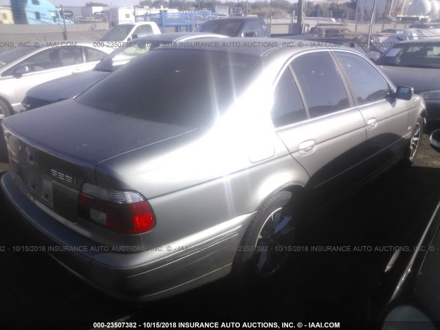 WBADT43433G026695 - 2003 BMW 525 I AUTOMATIC GRAY photo 4