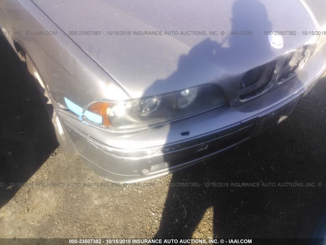 WBADT43433G026695 - 2003 BMW 525 I AUTOMATIC GRAY photo 6