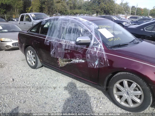 1FAFP25156G164286 - 2006 FORD FIVE HUNDRED LIMITED MAROON photo 6