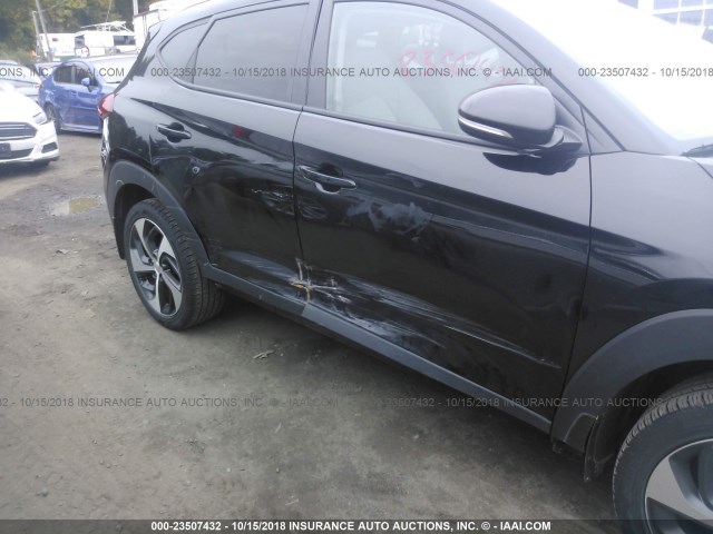 KM8J3CA21HU328525 - 2017 HYUNDAI TUCSON LIMITED/SPORT AND ECO/SE BLACK photo 6