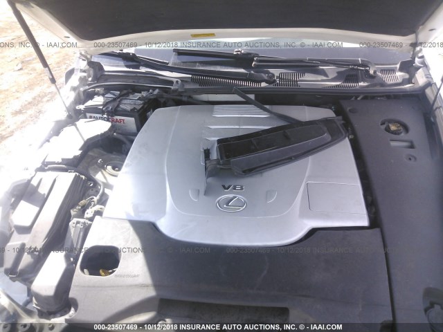 JTHGL46F775004860 - 2007 LEXUS LS 460L WHITE photo 10