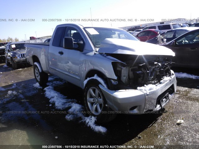 1N6BA06C38N355781 - 2008 NISSAN TITAN XE/SE/LE/PRO-4X SILVER photo 1