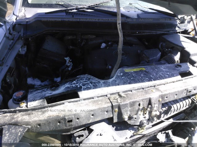 1N6BA06C38N355781 - 2008 NISSAN TITAN XE/SE/LE/PRO-4X SILVER photo 10