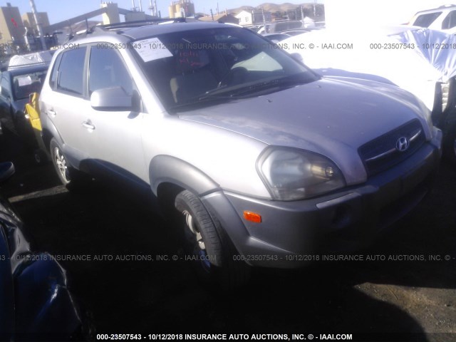 KM8JN12D76U410237 - 2006 HYUNDAI TUCSON GLS/LIMITED SILVER photo 1