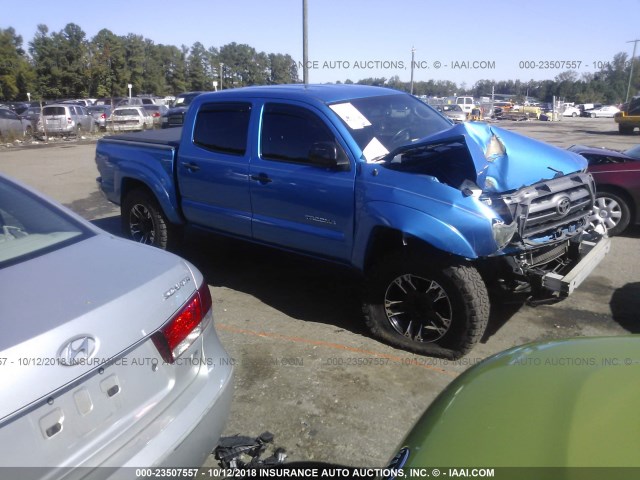 3TMLU42N19M024464 - 2009 TOYOTA TACOMA DOUBLE CAB 蓝色 照片 1