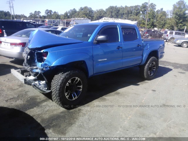 3TMLU42N19M024464 - 2009 TOYOTA TACOMA DOUBLE CAB 蓝色 照片 2