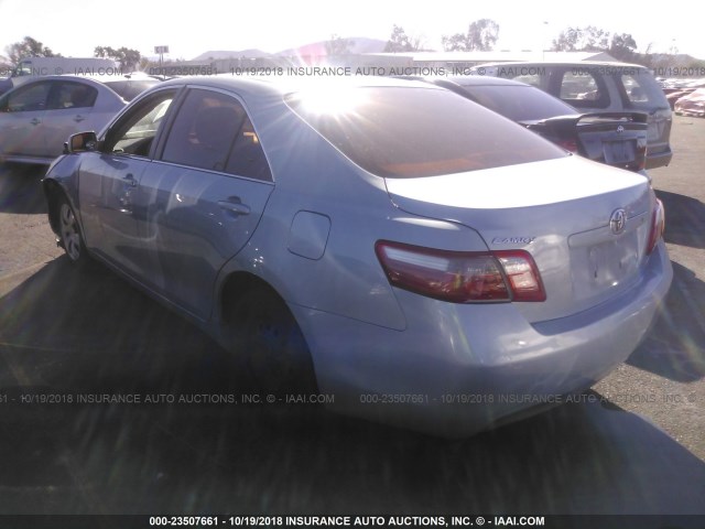 4T1BE46K68U766423 - 2008 TOYOTA CAMRY CE/LE/XLE/SE Light Blue photo 3