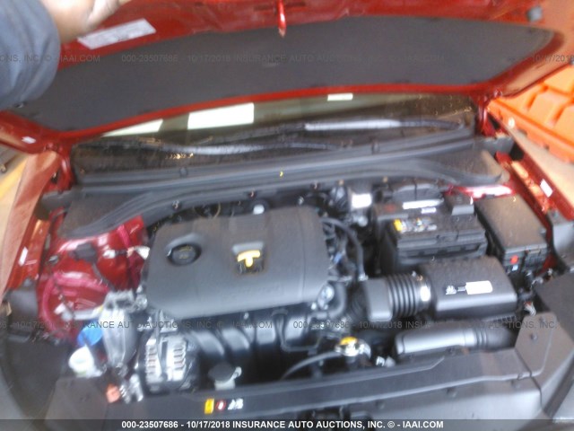 KMHD84LF3KU749738 - 2019 HYUNDAI ELANTRA SEL/VALUE/LIMITED RED photo 10