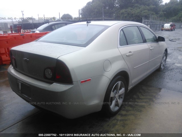 1G1ZC5EU1BF390607 - 2011 CHEVROLET MALIBU 1LT GOLD photo 4