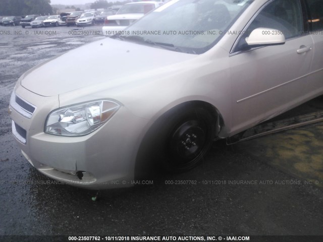 1G1ZC5EU1BF390607 - 2011 CHEVROLET MALIBU 1LT GOLD photo 6