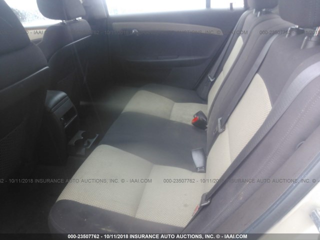 1G1ZC5EU1BF390607 - 2011 CHEVROLET MALIBU 1LT GOLD photo 8