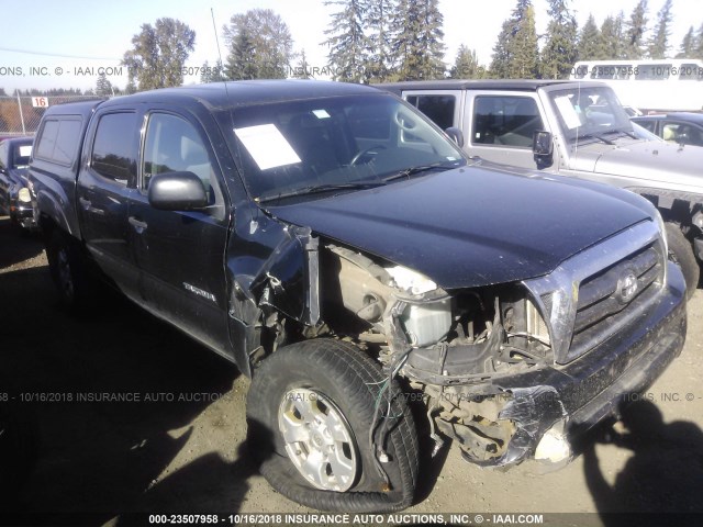5TELU42N39Z612899 - 2009 TOYOTA TACOMA DOUBLE CAB 黑色 照片 1