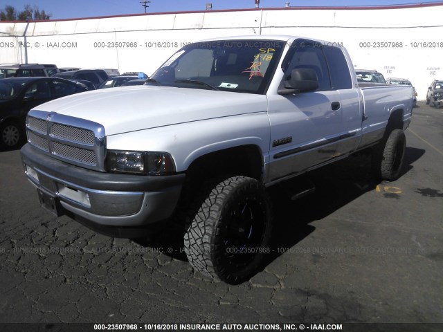 3B7KF23781G734703 - 2001 DODGE RAM 2500 WHITE photo 2