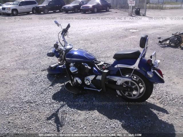 JYAVP24E97A000887 - 2007 YAMAHA XVS1300 A BLUE photo 3