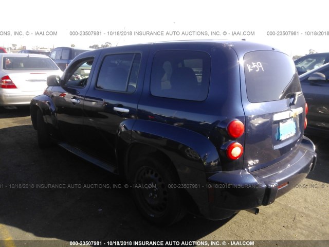 3GNDA13DX7S633568 - 2007 CHEVROLET HHR LS Azul foto 3