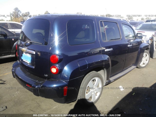 3GNDA13DX7S633568 - 2007 CHEVROLET HHR LS Azul foto 4