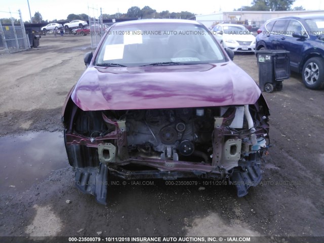 4S3BNAA68F3062563 - 2015 SUBARU LEGACY 2.5I BURGUNDY photo 6