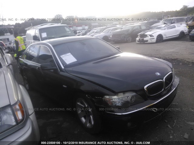 WBAHN83587DT72390 - 2007 BMW 750 BLACK photo 1