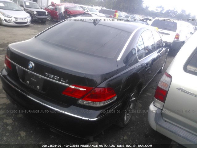 WBAHN83587DT72390 - 2007 BMW 750 BLACK photo 4