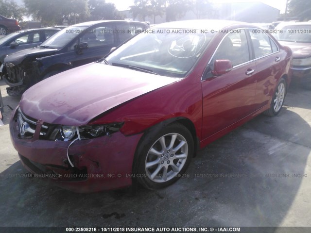 JH4CL96876C040409 - 2006 ACURA TSX RED photo 2