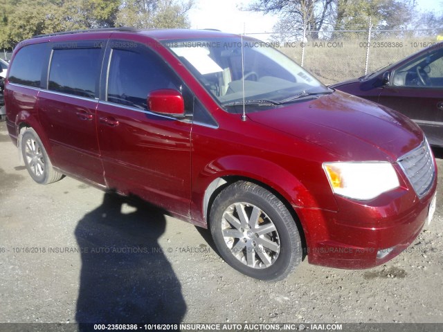 2A8HR54P58R132761 - 2008 CHRYSLER TOWN & COUNTRY TOURING RED photo 1