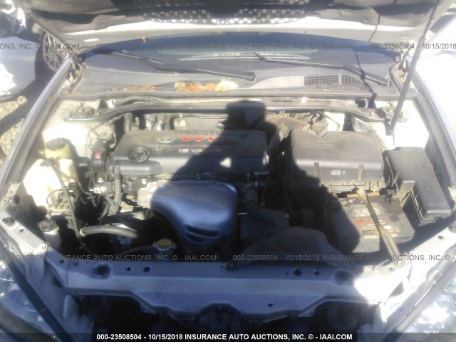 4T1BE30KX6U659066 - 2006 TOYOTA CAMRY LE/XLE/SE SILVER photo 10