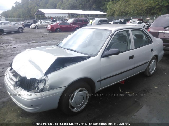 1NXBR12E7YZ339982 - 2000 TOYOTA COROLLA VE/CE/LE 银色 照片 2