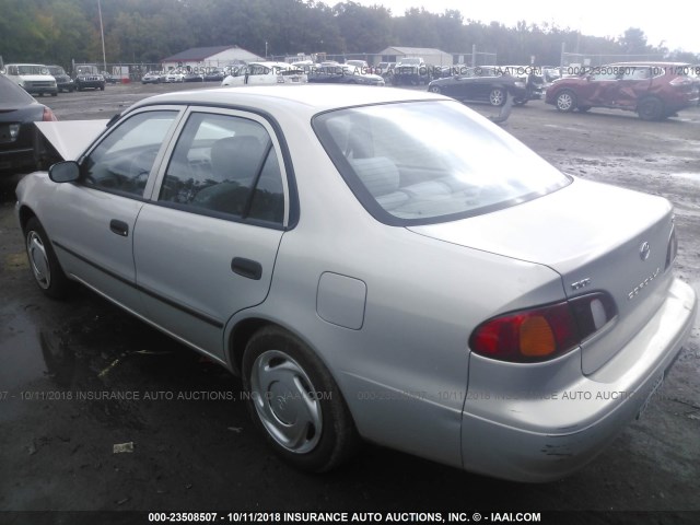 1NXBR12E7YZ339982 - 2000 TOYOTA COROLLA VE/CE/LE 银色 照片 3