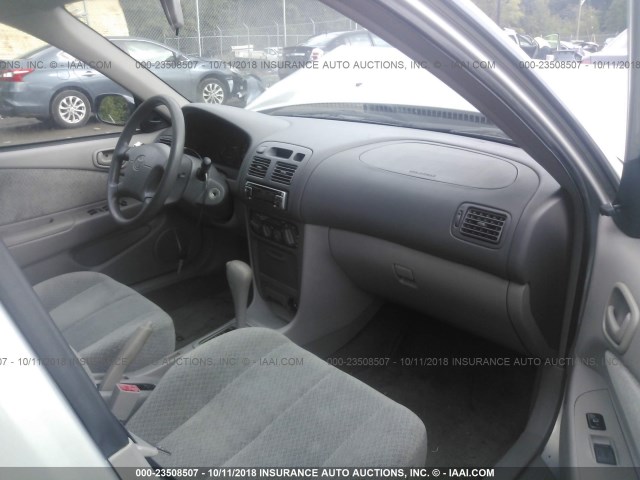 1NXBR12E7YZ339982 - 2000 TOYOTA COROLLA VE/CE/LE 银色 照片 5