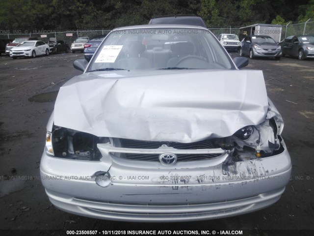 1NXBR12E7YZ339982 - 2000 TOYOTA COROLLA VE/CE/LE SILVER photo 6