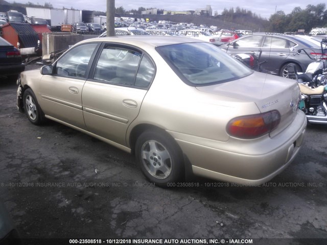 1G1NE52J93M602198 - 2003 CHEVROLET MALIBU LS 金色 照片 3