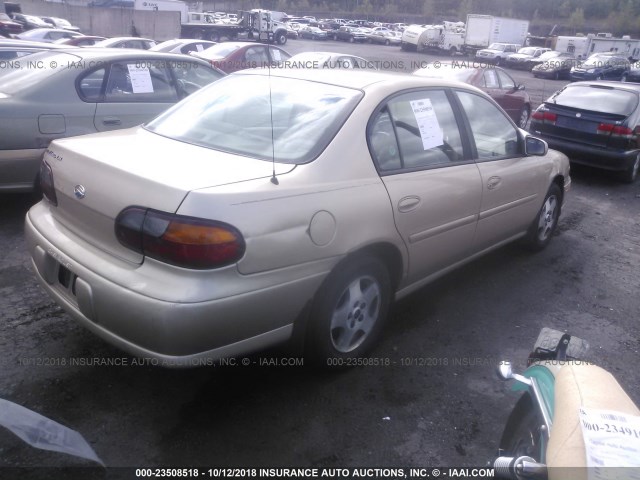 1G1NE52J93M602198 - 2003 CHEVROLET MALIBU LS 金色 照片 4