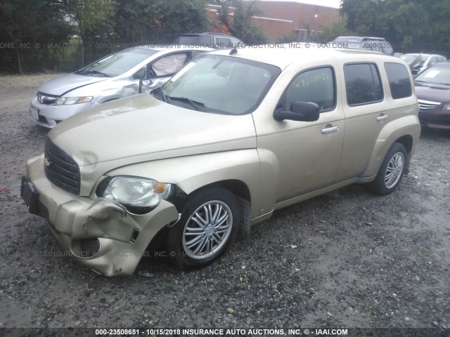 3GNDA13D17S617629 - 2007 CHEVROLET HHR LS Dorado foto 2