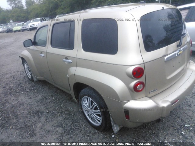 3GNDA13D17S617629 - 2007 CHEVROLET HHR LS Dorado foto 3
