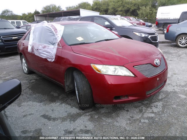 4T1BE46K67U136058 - 2007 TOYOTA CAMRY NEW GENERAT CE/LE/XLE/SE RED photo 1