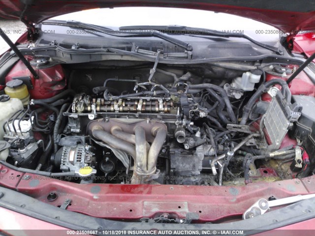 4T1BE46K67U136058 - 2007 TOYOTA CAMRY NEW GENERAT CE/LE/XLE/SE RED photo 10