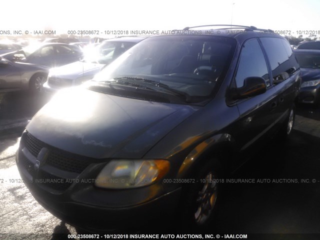 1D4GP25R83B258324 - 2003 DODGE CARAVAN SE GRAY photo 2