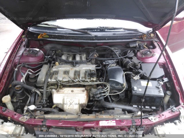 1YVGE22C8S5363326 - 1995 MAZDA 626 DX/LX MAROON photo 10