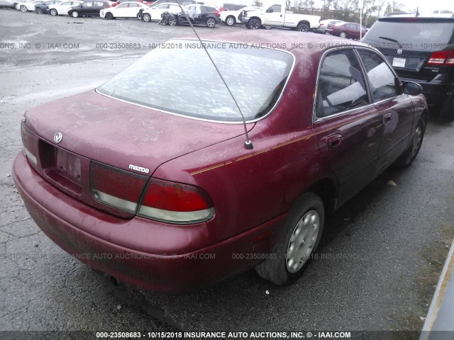 1YVGE22C8S5363326 - 1995 MAZDA 626 DX/LX MAROON photo 4