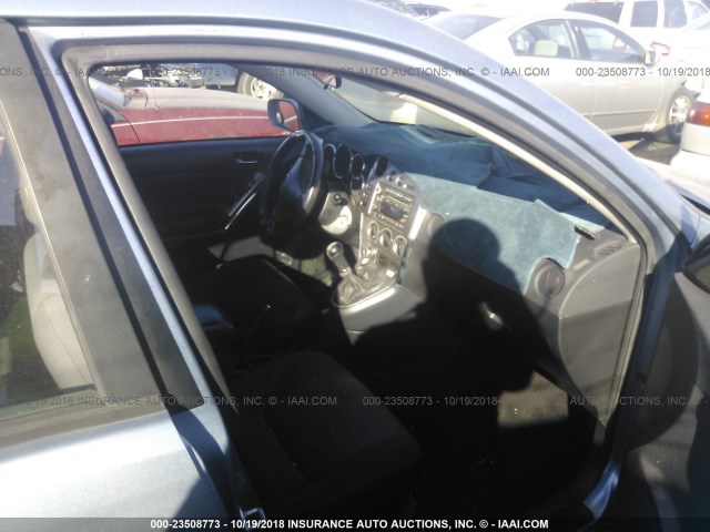 2T1KY38E63C038099 - 2003 TOYOTA COROLLA MATRIX XRS BLUE photo 5