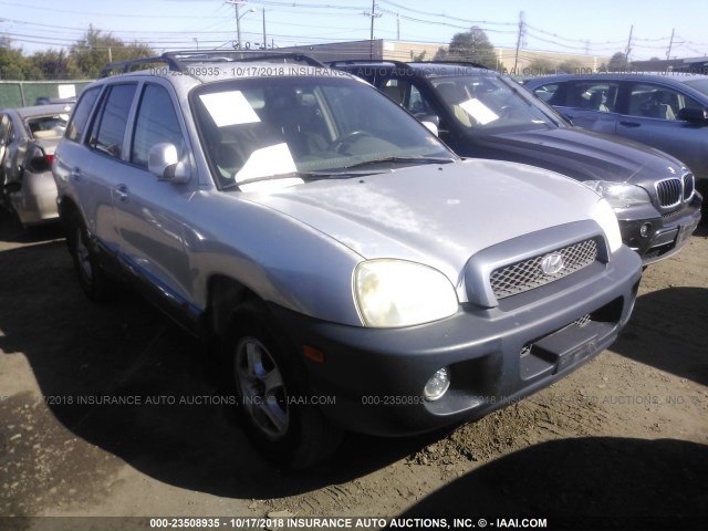 KM8SC73D83U365848 - 2003 HYUNDAI SANTA FE GLS/LX SILVER photo 1