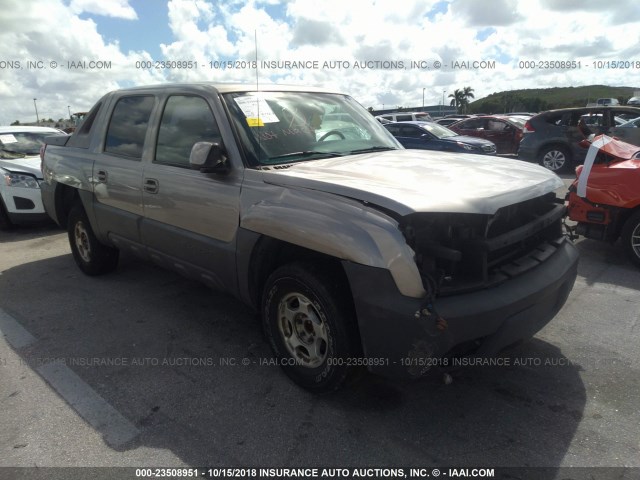 3GNEC13TX3G154201 - 2003 CHEVROLET AVALANCHE C1500 GRAY photo 1