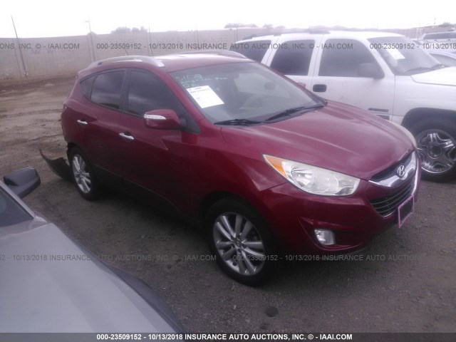 KM8JU3AC0AU062491 - 2010 HYUNDAI TUCSON GLS/LIMITED 红色 照片 1