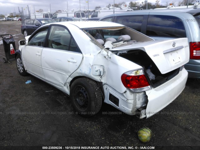 4T1BE32K86U706673 - 2006 TOYOTA CAMRY LE/XLE/SE WHITE photo 3